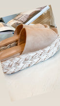 Taupe Braided Wedge