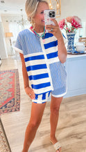 Blue Striped Set