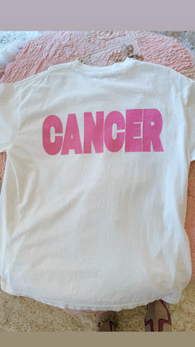 F Cancer Oversized Tee