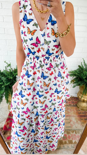 Butterly Tiered Maxi Dress