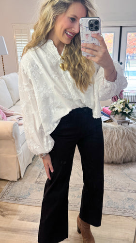 Off White Dolman Sleeve Oversized Top