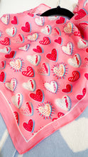 Pink Multi Heart Scarf