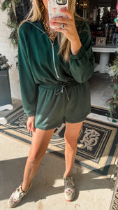 Evergreen Knit Romper