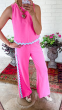 Pink Ric Rac Sweatpant Set