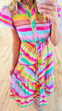 Multi Color Midi Dress