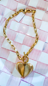 Gold Heart Necklace