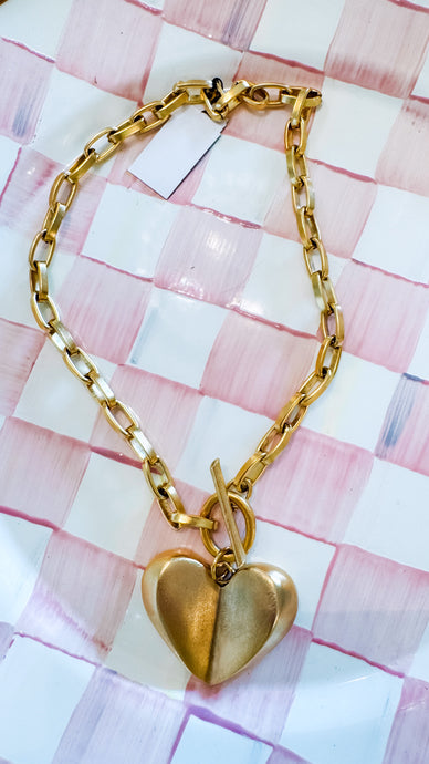 Gold Heart Necklace