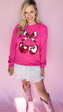 Pink Heart Cherries Sweatshirt