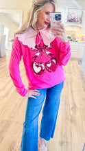 Pink Heart Cherries Sweatshirt