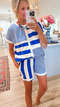 Blue Striped Set