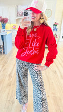 Red Love Like Jesus Sweatshirt