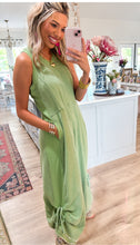 Green French Jumpsuit