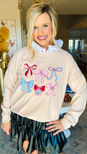 Cream Bow Sweatshirt