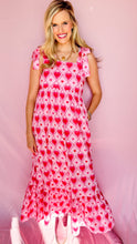 THML Pink Heart Midi Dress